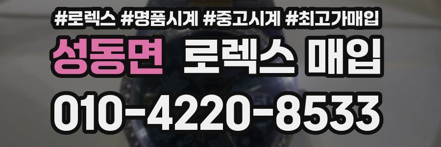 성동면 로렉스 매입
