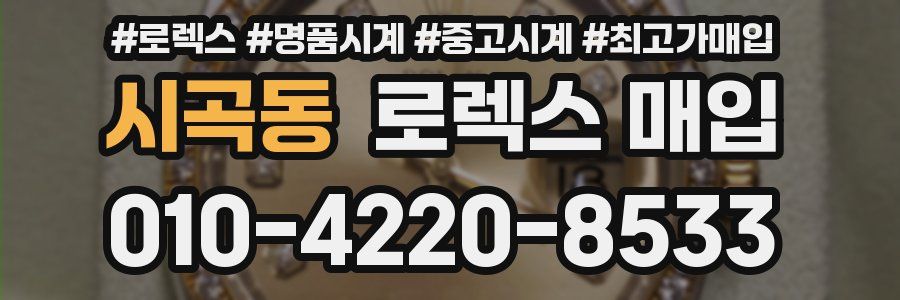 시곡동 로렉스 매입