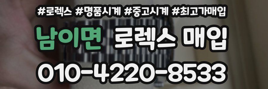 남이면 로렉스 매입