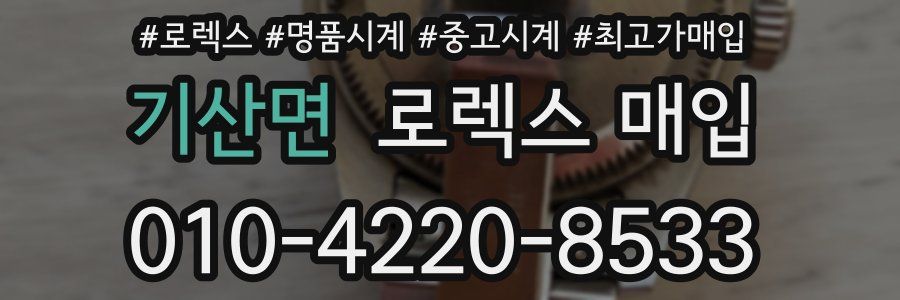기산면 로렉스 매입