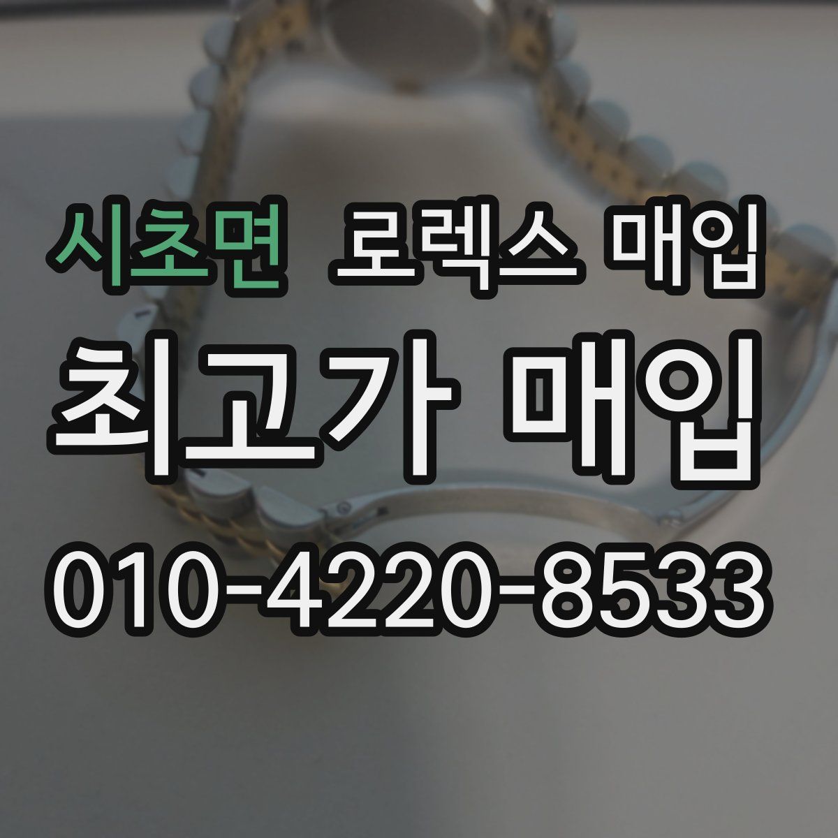 시초면 로렉스 매입