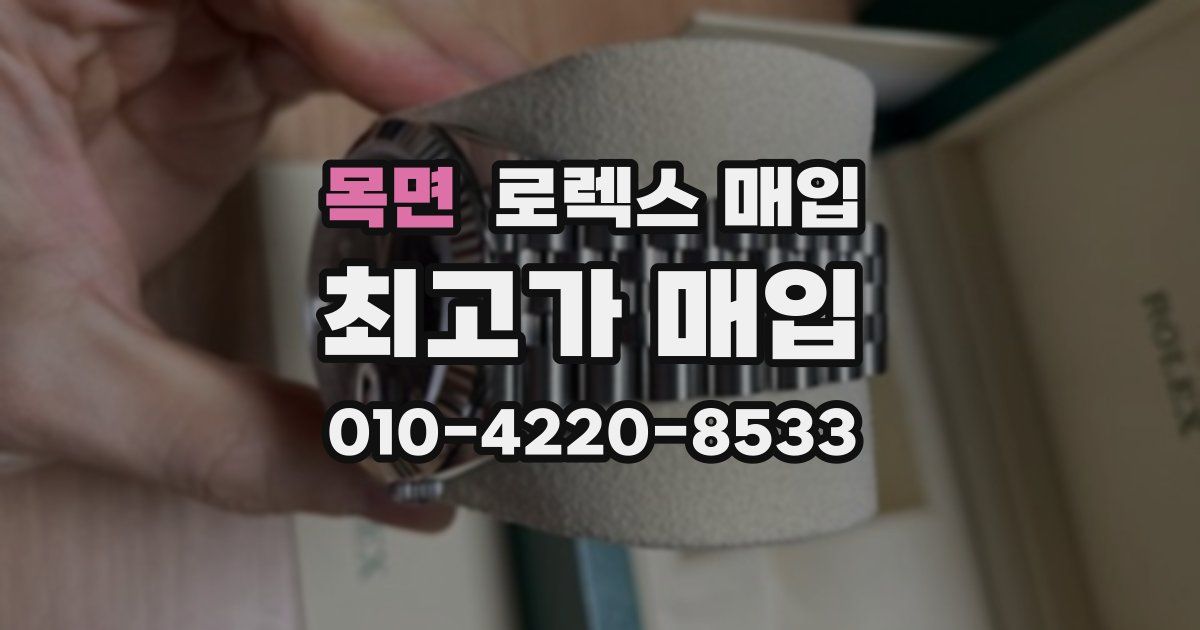 목면 로렉스 매입