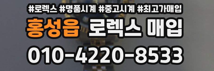 홍성읍 로렉스 매입
