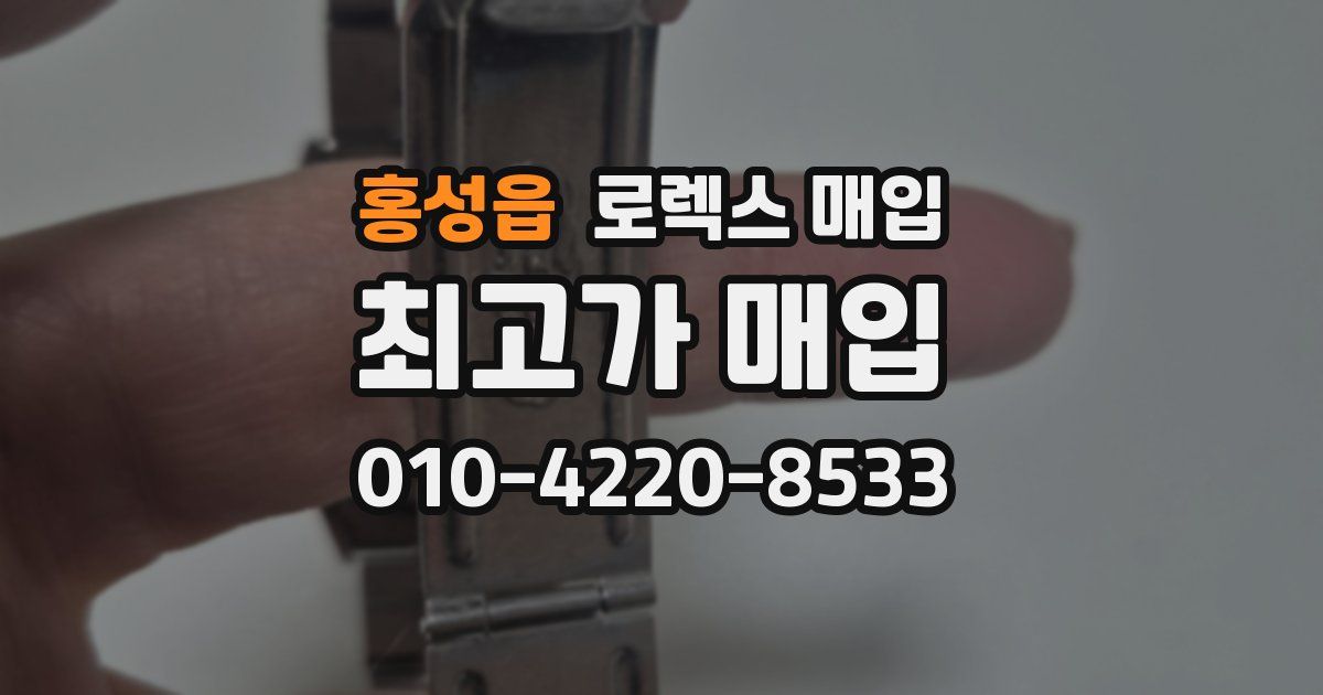 홍성읍 로렉스 매입