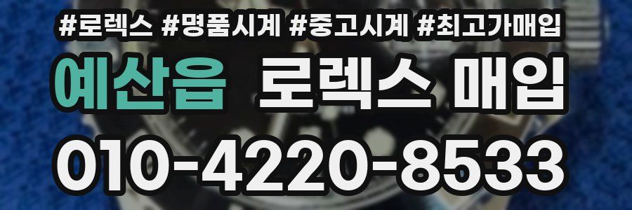 예산읍 로렉스 매입