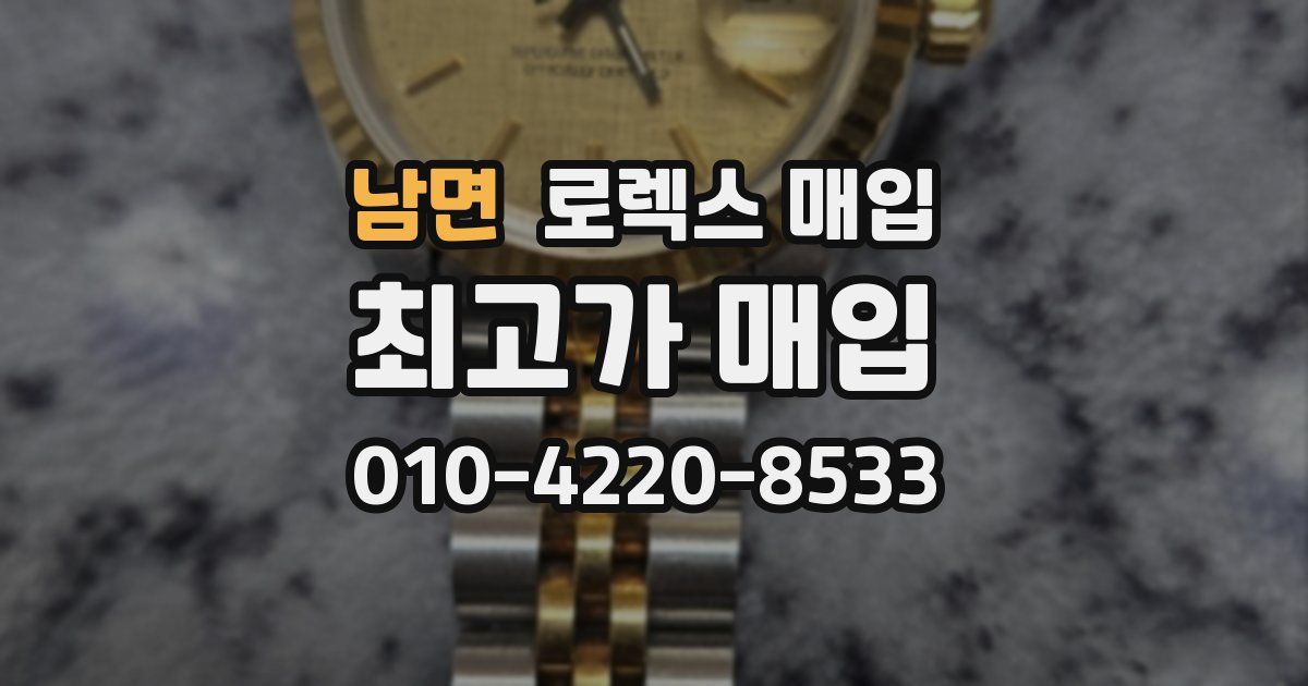 남면 로렉스 매입