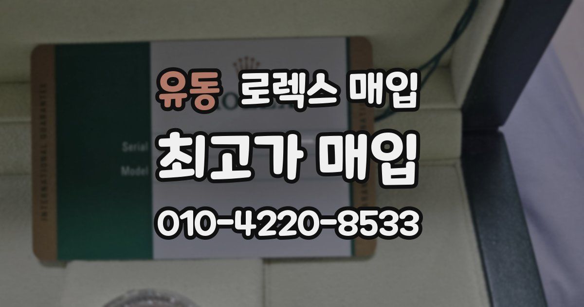 유동 로렉스 매입