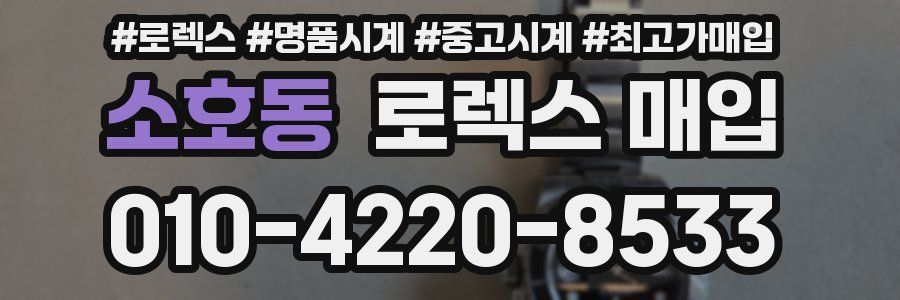 소호동 로렉스 매입