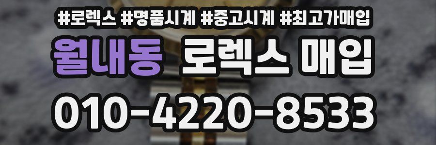 월내동 로렉스 매입
