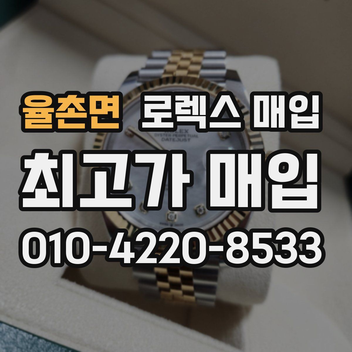 율촌면 로렉스 매입