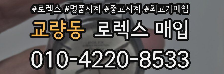 교량동 로렉스 매입