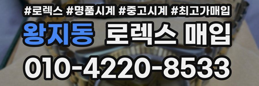 왕지동 로렉스 매입