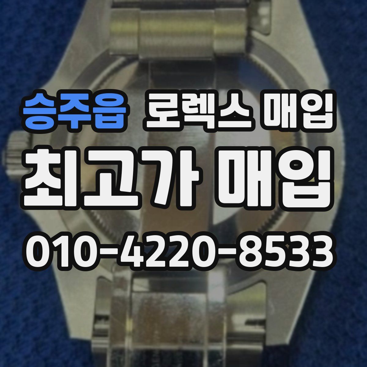 승주읍 로렉스 매입