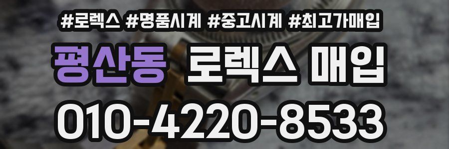 평산동 로렉스 매입