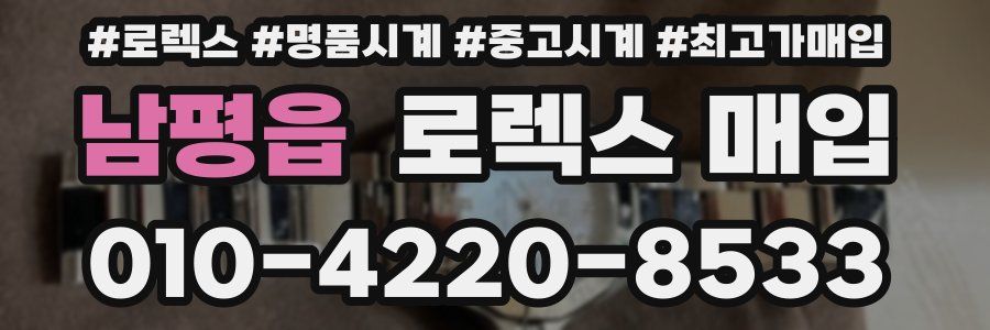 남평읍 로렉스 매입