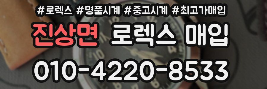 진상면 로렉스 매입