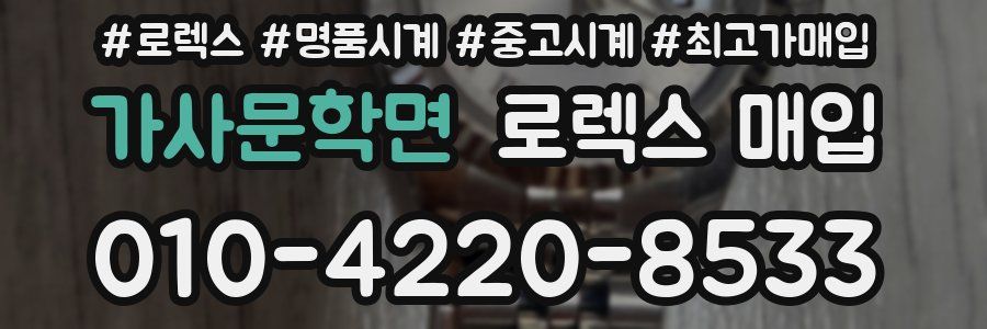 가사문학면 로렉스 매입