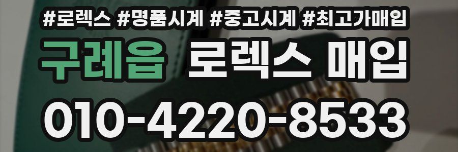 구례읍 로렉스 매입