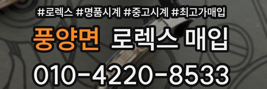 풍양면 로렉스 매입