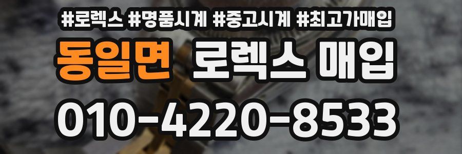 동일면 로렉스 매입