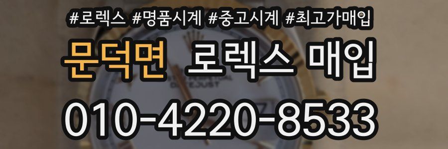 문덕면 로렉스 매입