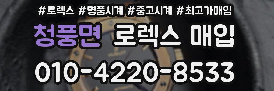 청풍면 로렉스 매입