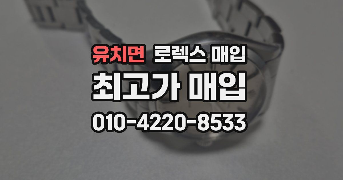 유치면 로렉스 매입