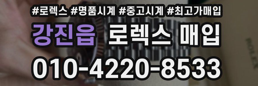 강진읍 로렉스 매입