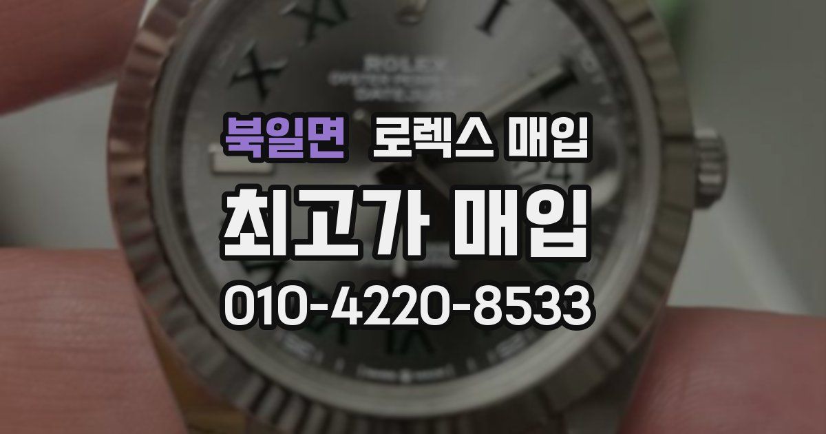 북일면 로렉스 매입