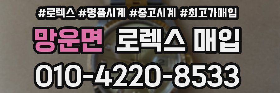 망운면 로렉스 매입