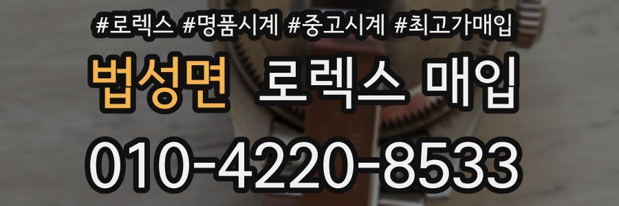 법성면 로렉스 매입