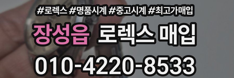 장성읍 로렉스 매입