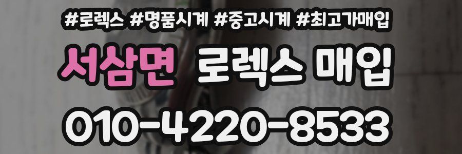 서삼면 로렉스 매입