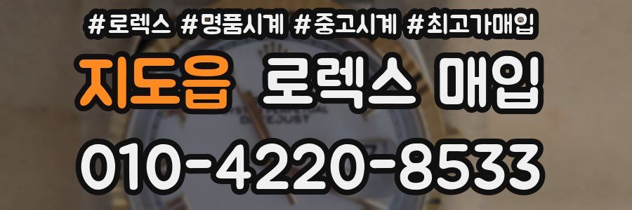 지도읍 로렉스 매입