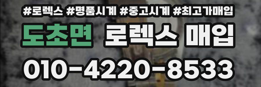 도초면 로렉스 매입