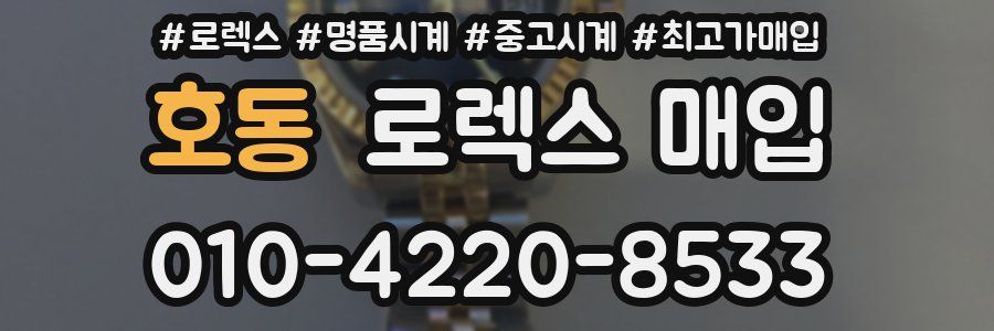 호동 로렉스 매입
