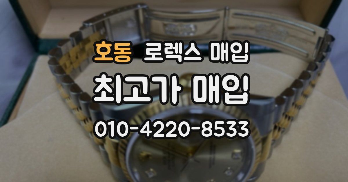 호동 로렉스 매입