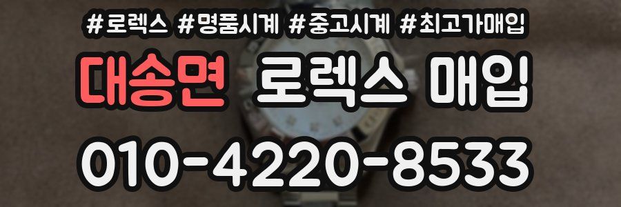 대송면 로렉스 매입