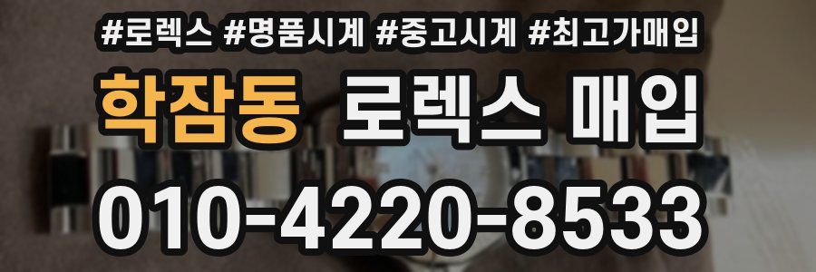 학잠동 로렉스 매입