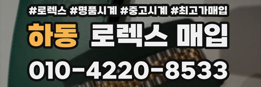 하동 로렉스 매입