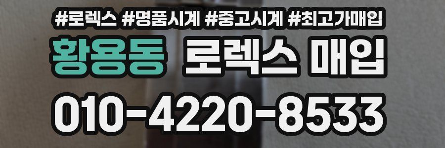 황용동 로렉스 매입