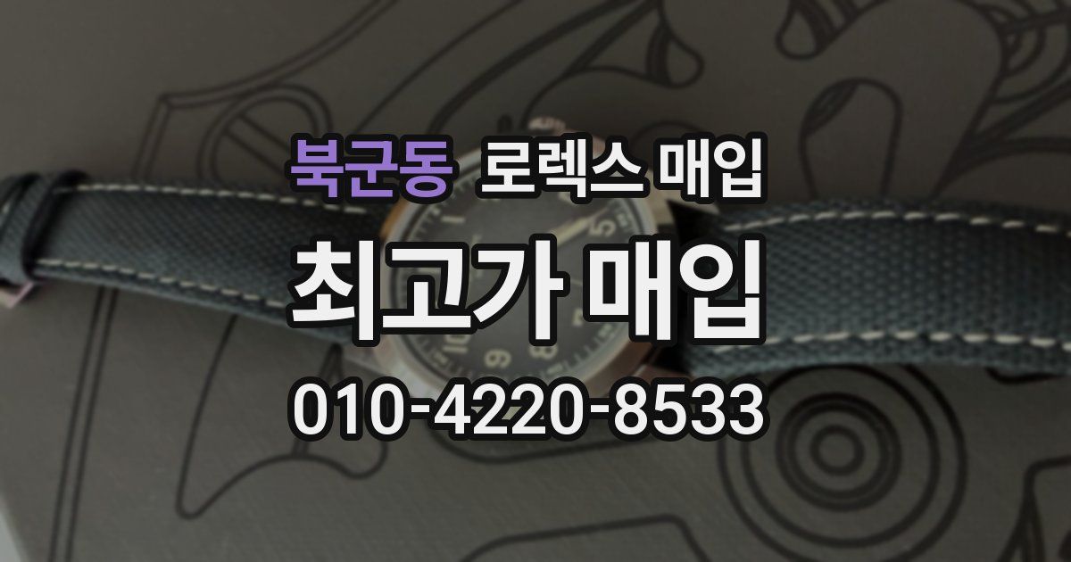 북군동 로렉스 매입