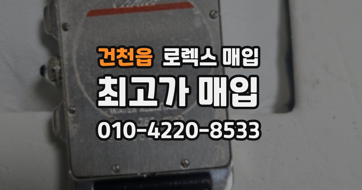 건천읍 로렉스 매입