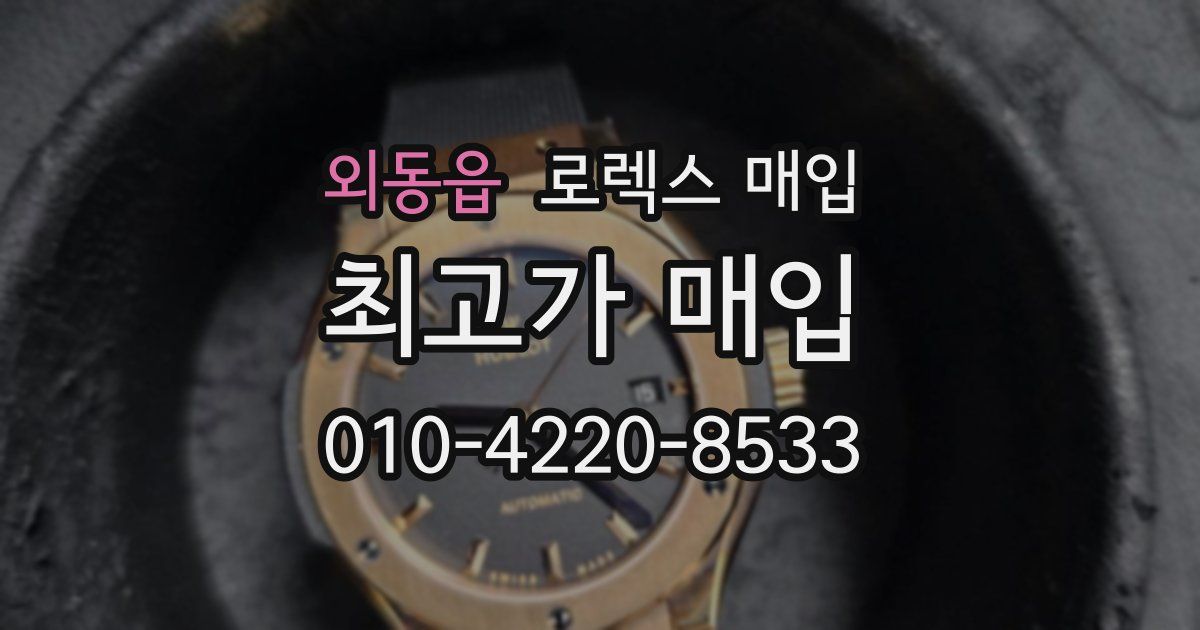 외동읍 로렉스 매입