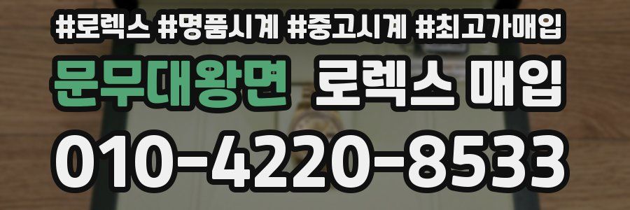 문무대왕면 로렉스 매입