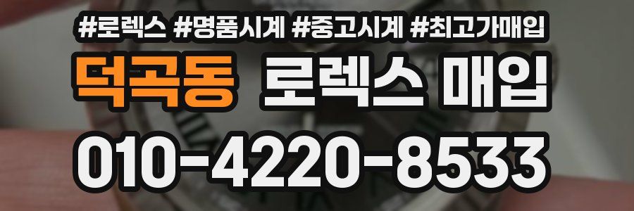 덕곡동 로렉스 매입