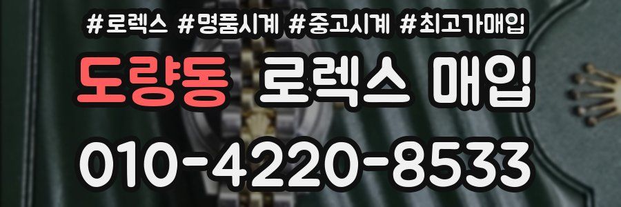 도량동 로렉스 매입