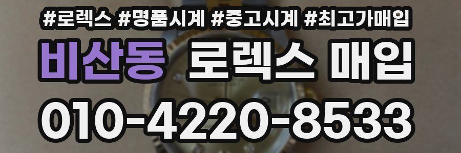 비산동 로렉스 매입
