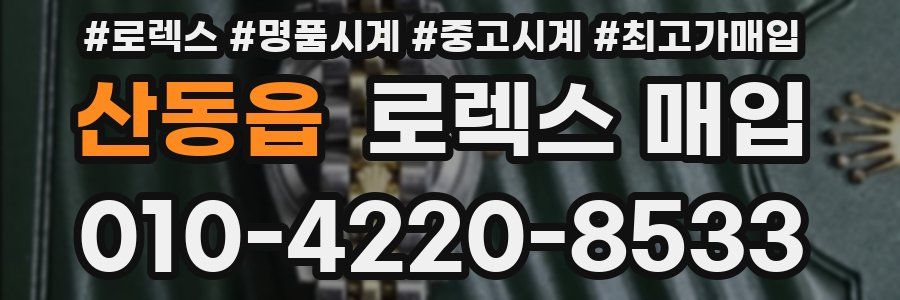 산동읍 로렉스 매입