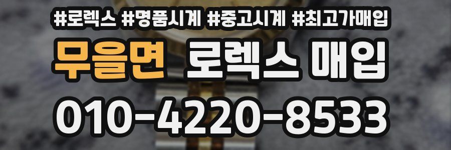 무을면 로렉스 매입